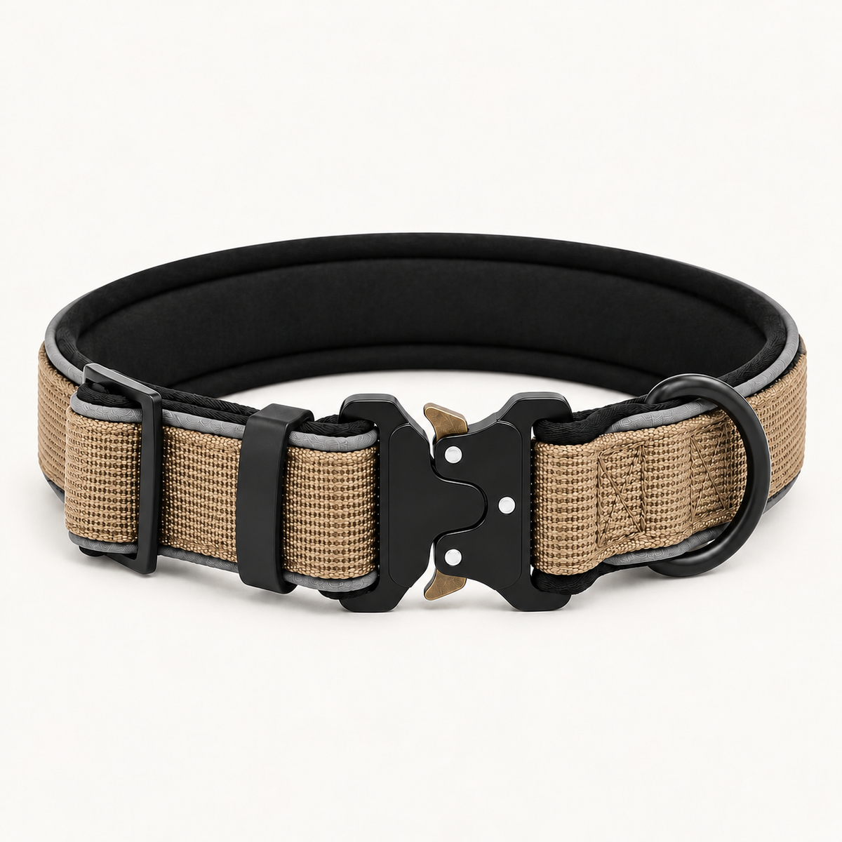 Nuppi Tactical Collar Reforzado - Beige
