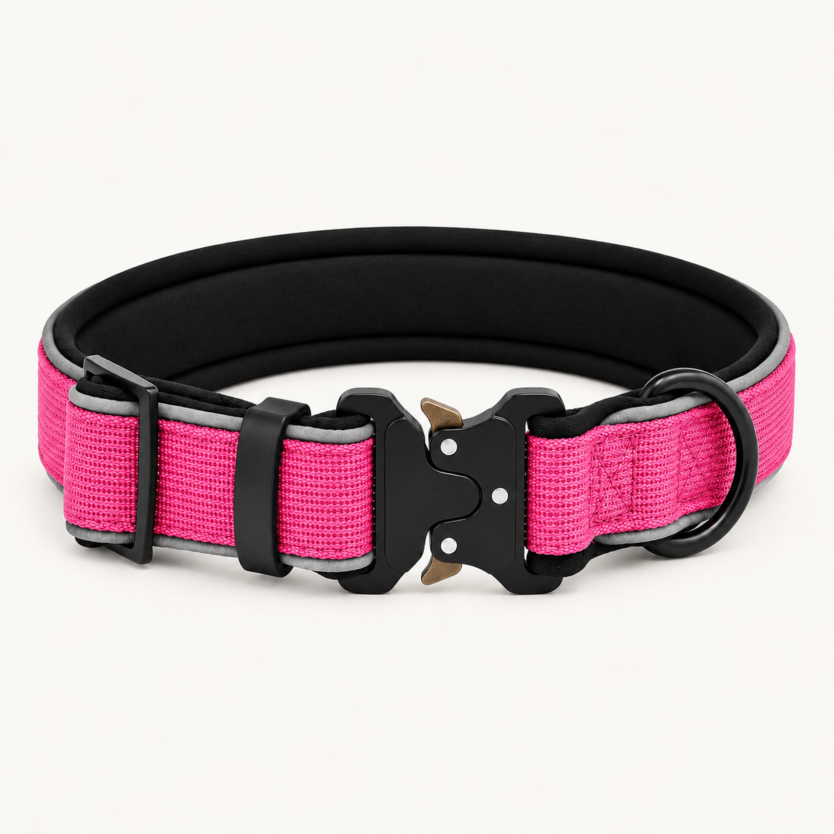Nuppi Tactical Collar Reforzado - Rosado